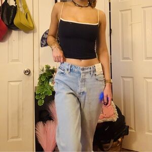 Abercrombie & Fitch Dad High Rise Curve Love Light Wash Jeans NWT​